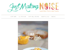 Tablet Screenshot of just-making-noise.com